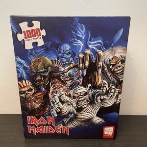 Iron Maiden Faces of Eddie 1000 Piece Puzzle - All Pieces Accounted For